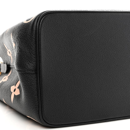 Louis Vuitton Empreinte Monogram Giant Neonoe MM Black Beige 8 of 9