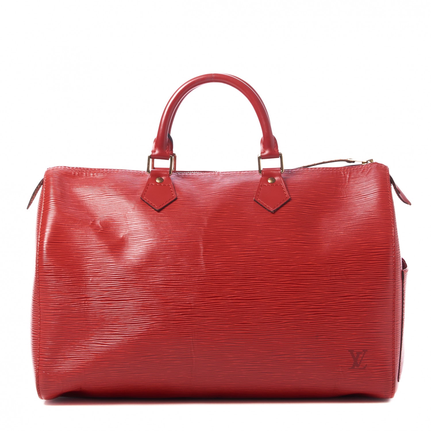 Louis Vuitton Epi Speedy 35 Castillan Red 1 of 13