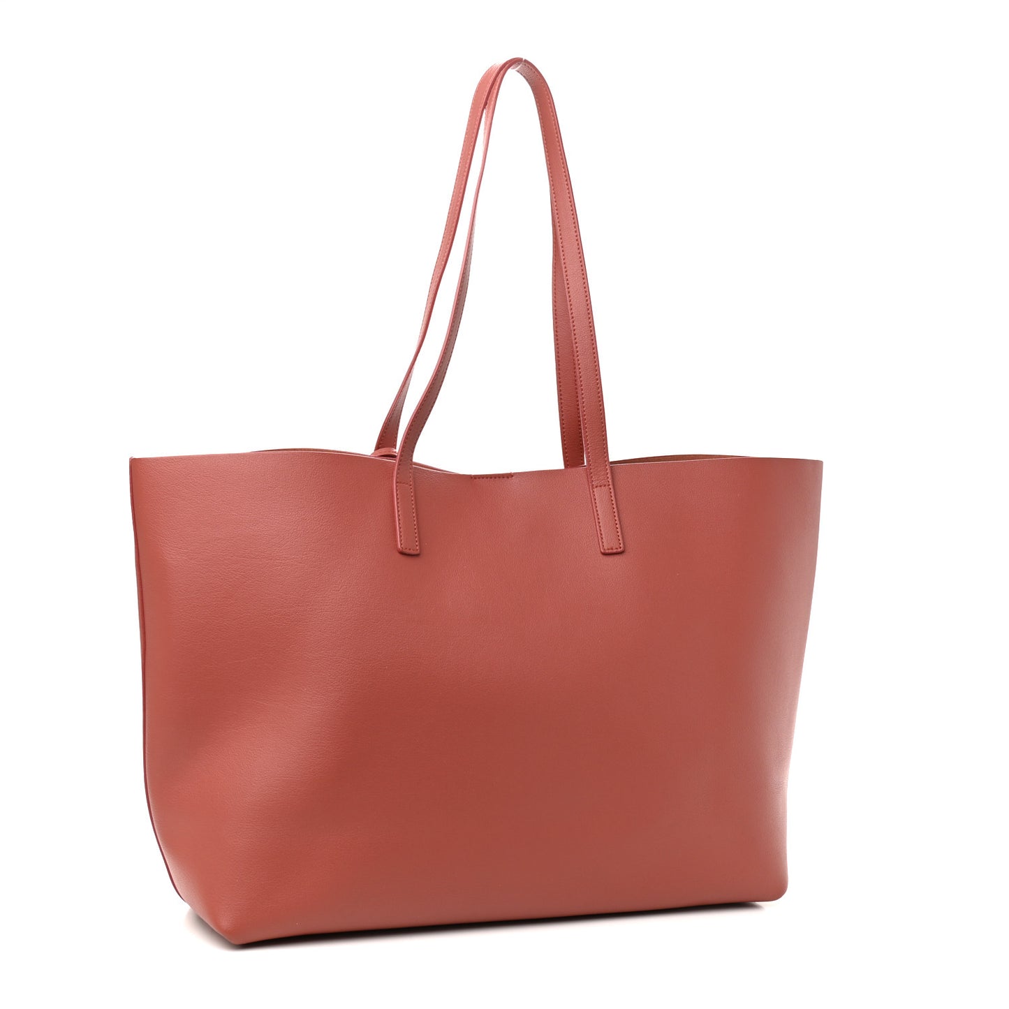 Calfskin Large Shopping Tote Palissandre