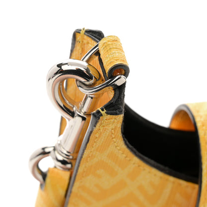 Fendi X SARAH COLEMAN Glazed Fabric Micro FF Vertigo Phone Holder Cyber Mimosa 11 of 11