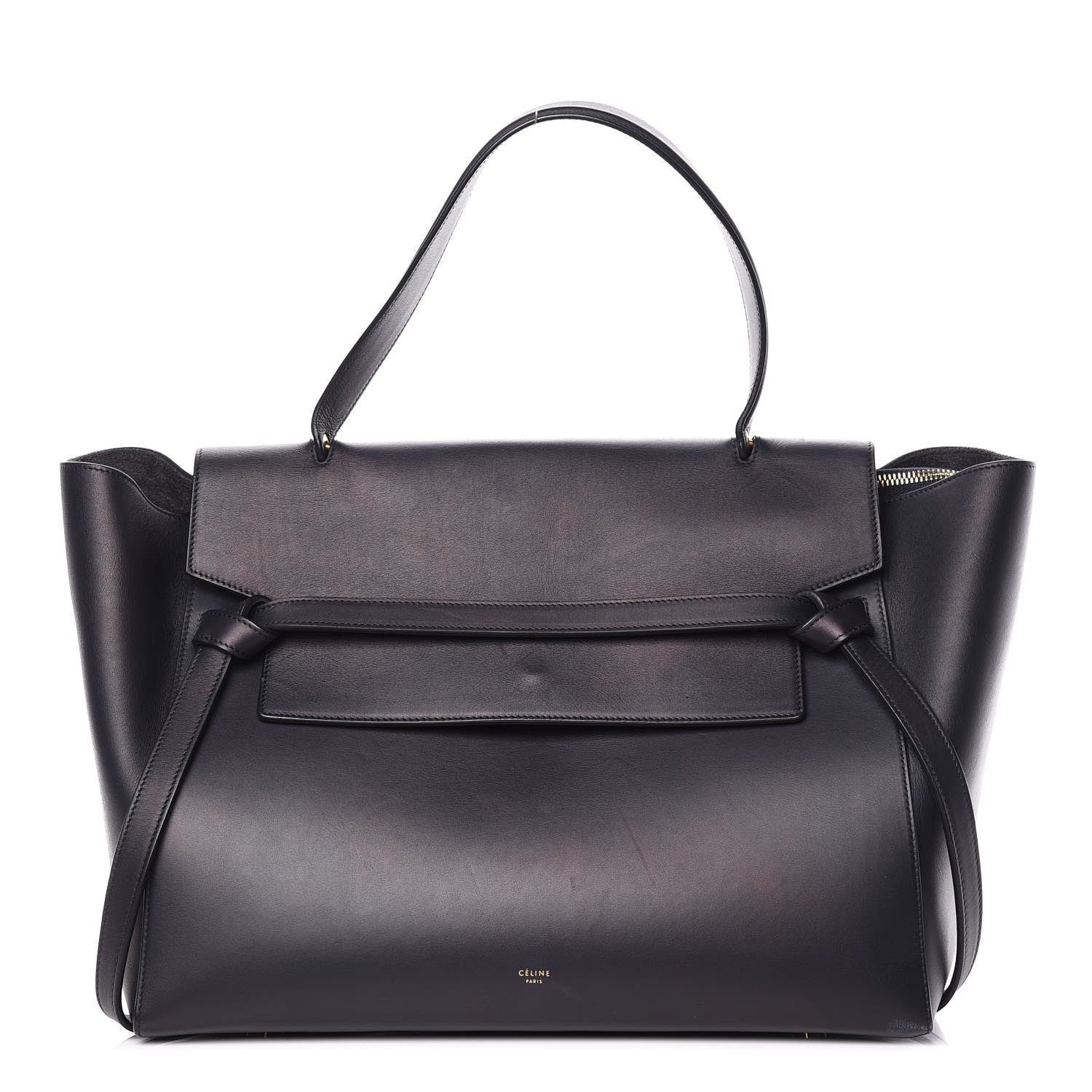 Celine Smooth Calfskin Large Belt Bag Navy Blue 1 of 15