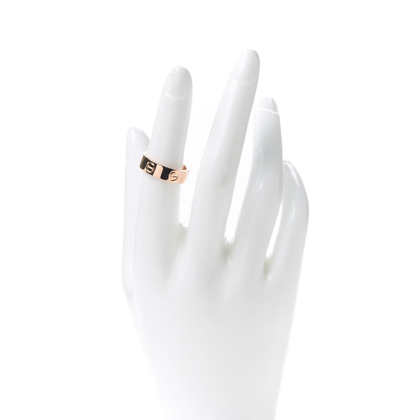 18K Pink Gold 5.5mm LOVE Ring 52 6