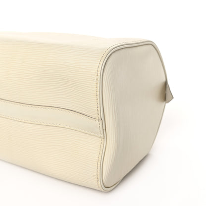 Louis Vuitton Epi Speedy 25 Ivory 8 of 9