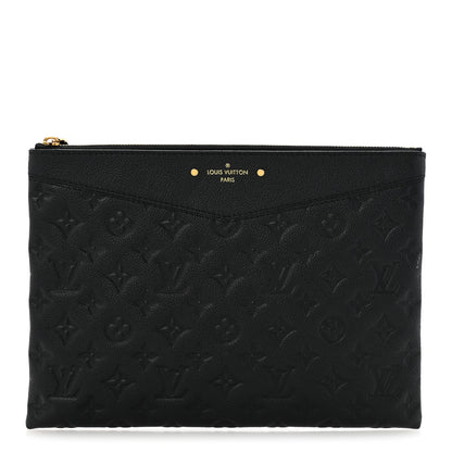 Louis Vuitton Empreinte Daily Pouch Black 1 of 8
