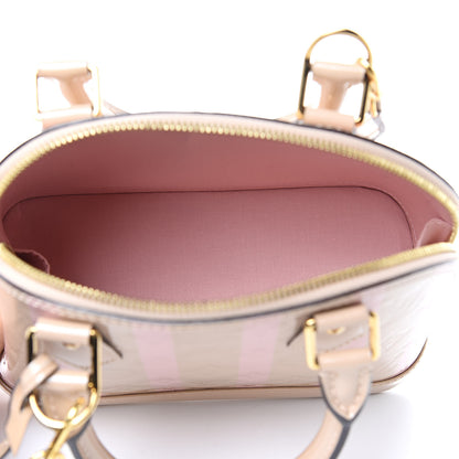 Louis Vuitton Vernis Rayures Alma BB Dune 5 of 11