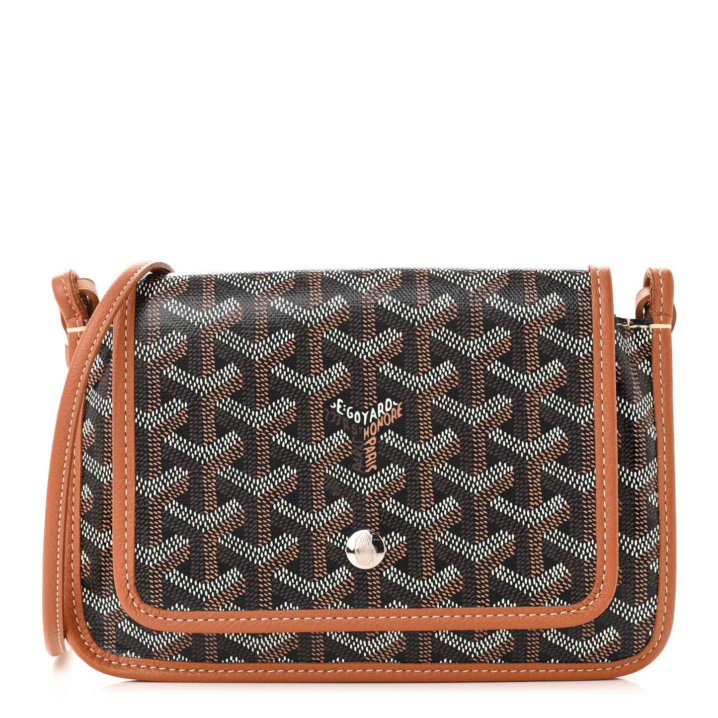 Goyardine Plumet Wallet Clutch Black Gold