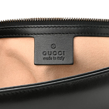 Gucci Calfskin Matelasse Large GG Marmont Shoulder Bag Black 6 of 11