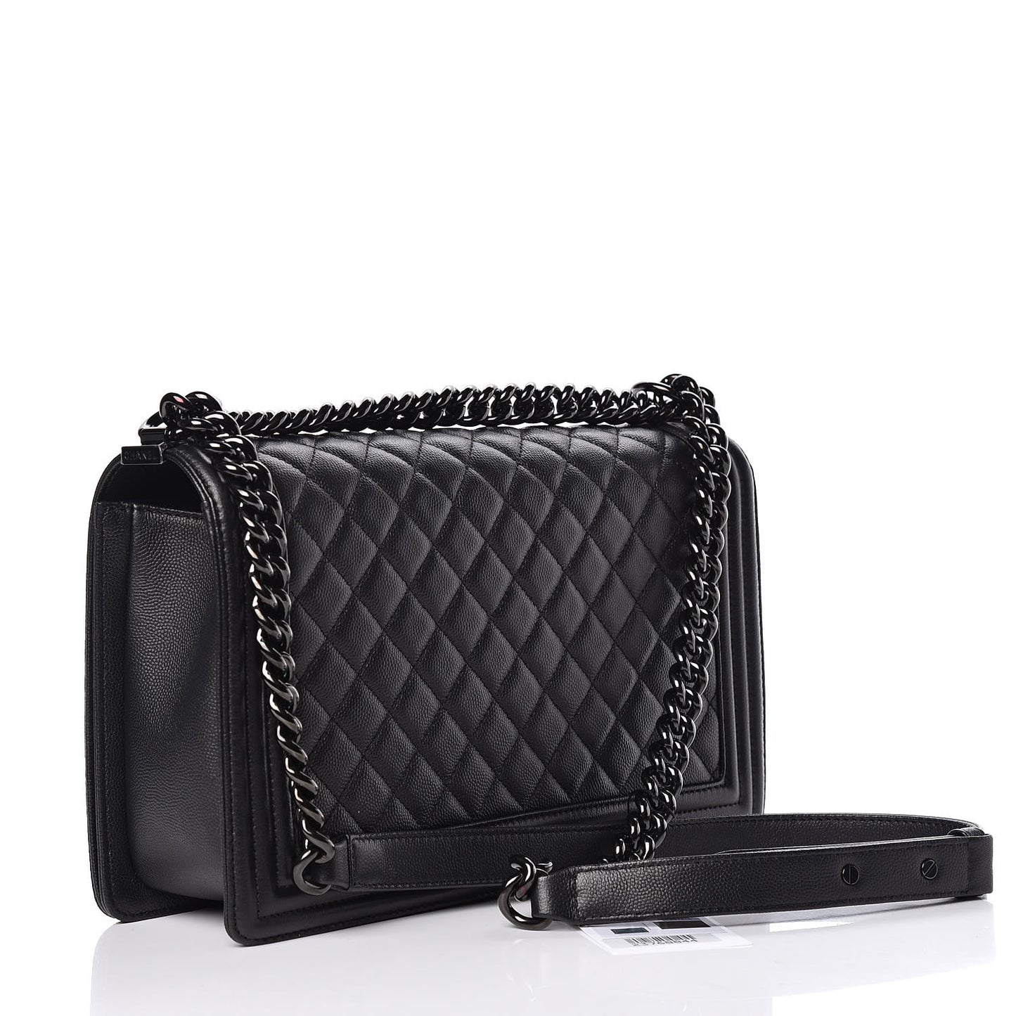 Caviar Quilted New Medium Boy Flap So Black