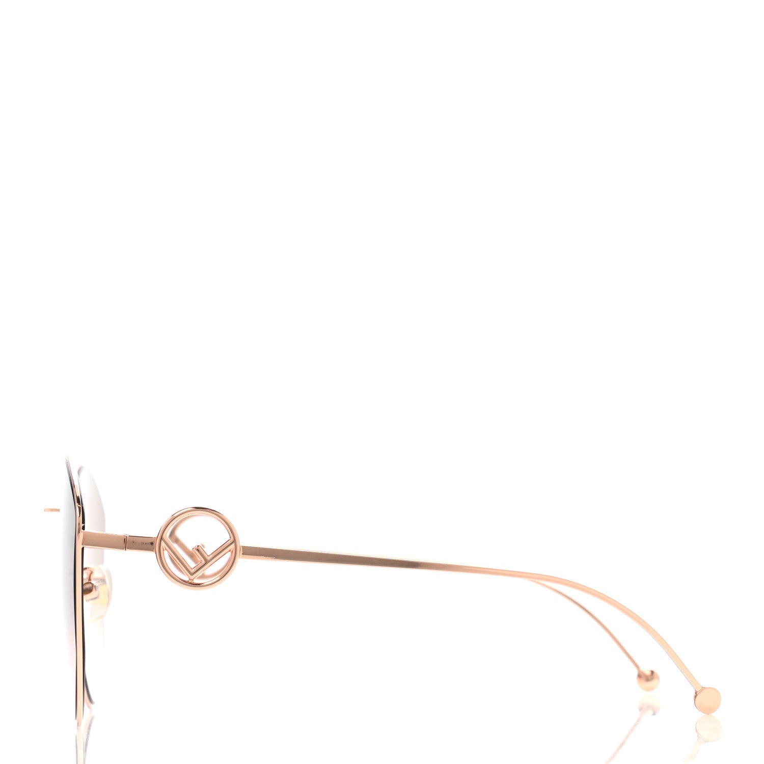 Fendi Metal F is Fendi Sunglasses FF 0335/F/S Gold 3 of 6