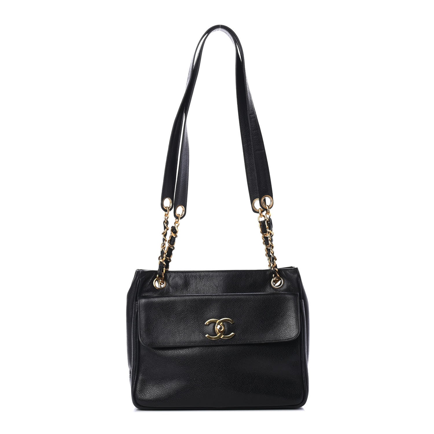 Chanel Caviar CC Shoulder Bag Black 1 of 4