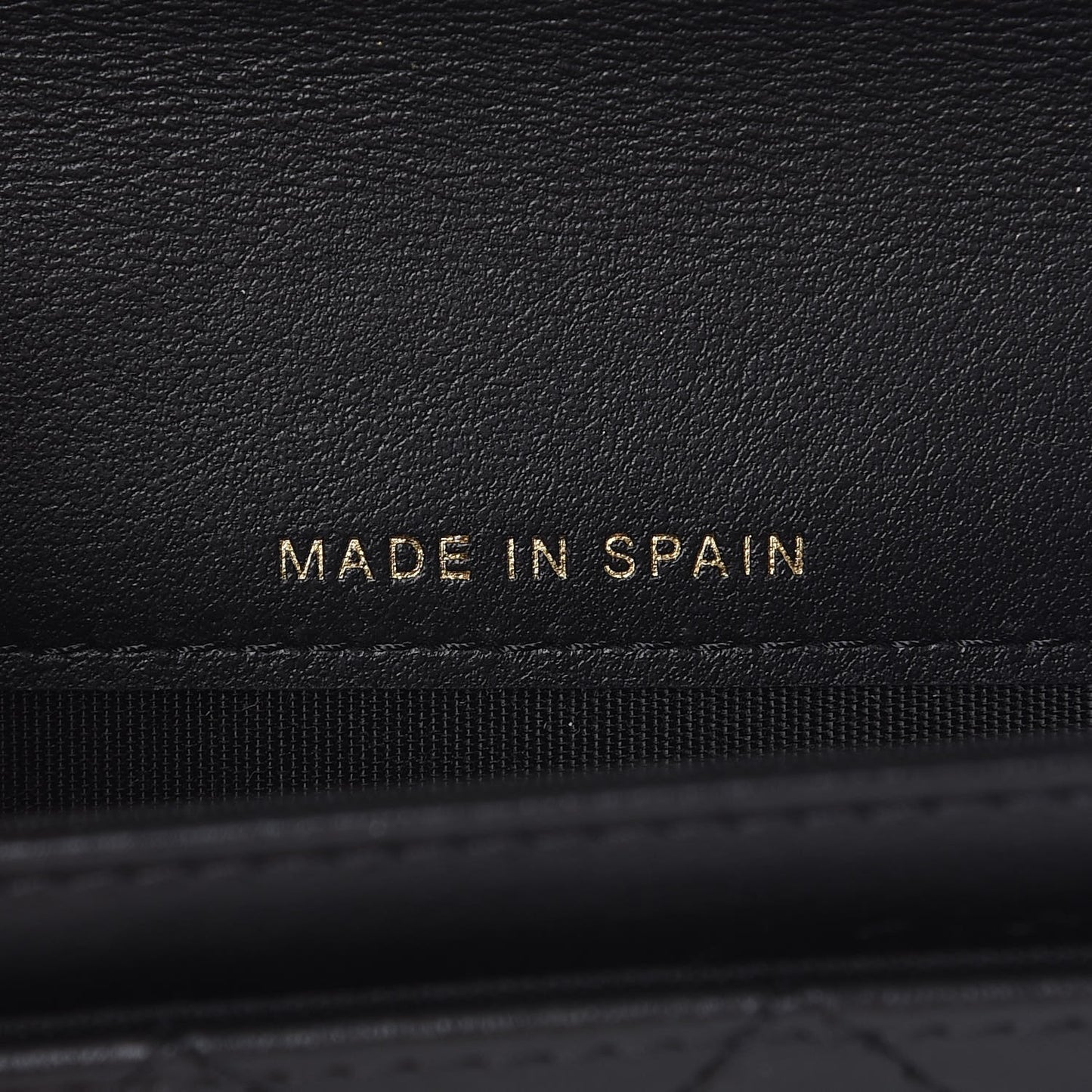 Lambskin Quilted Boy Card Holder Wallet Black