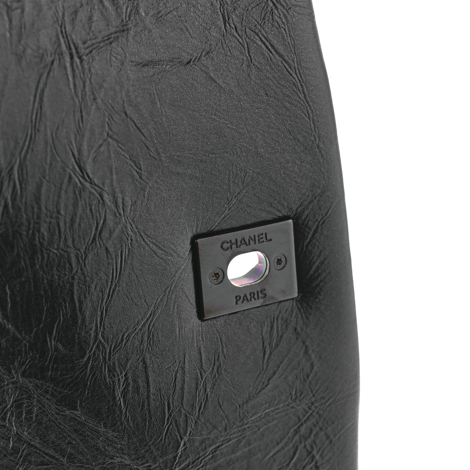 Chanel Aged Calfskin Quilted Medium Coco Handle Flap So Black 6 of 12