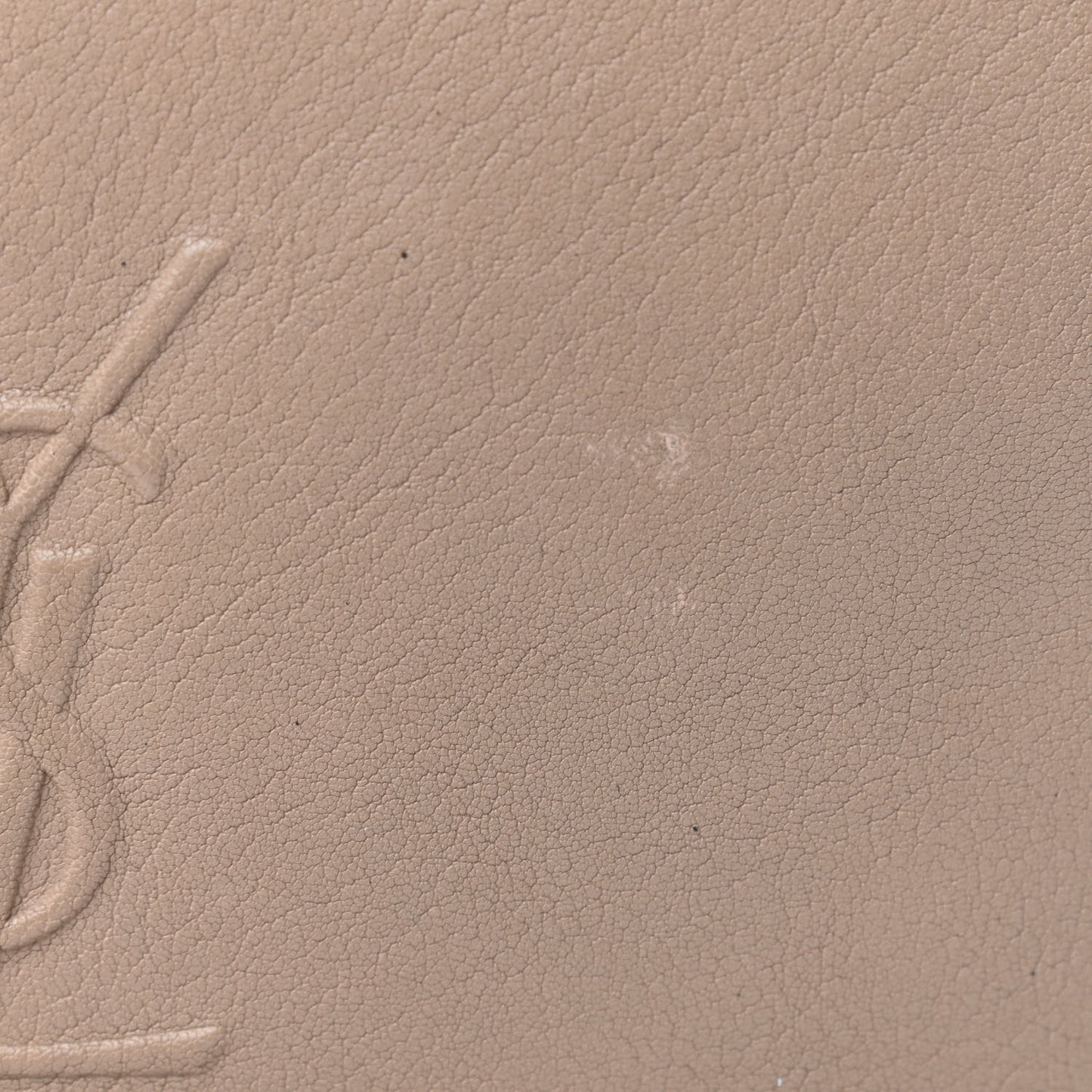 Lambskin Monogram Small Lou Camera Bag Dark Beige