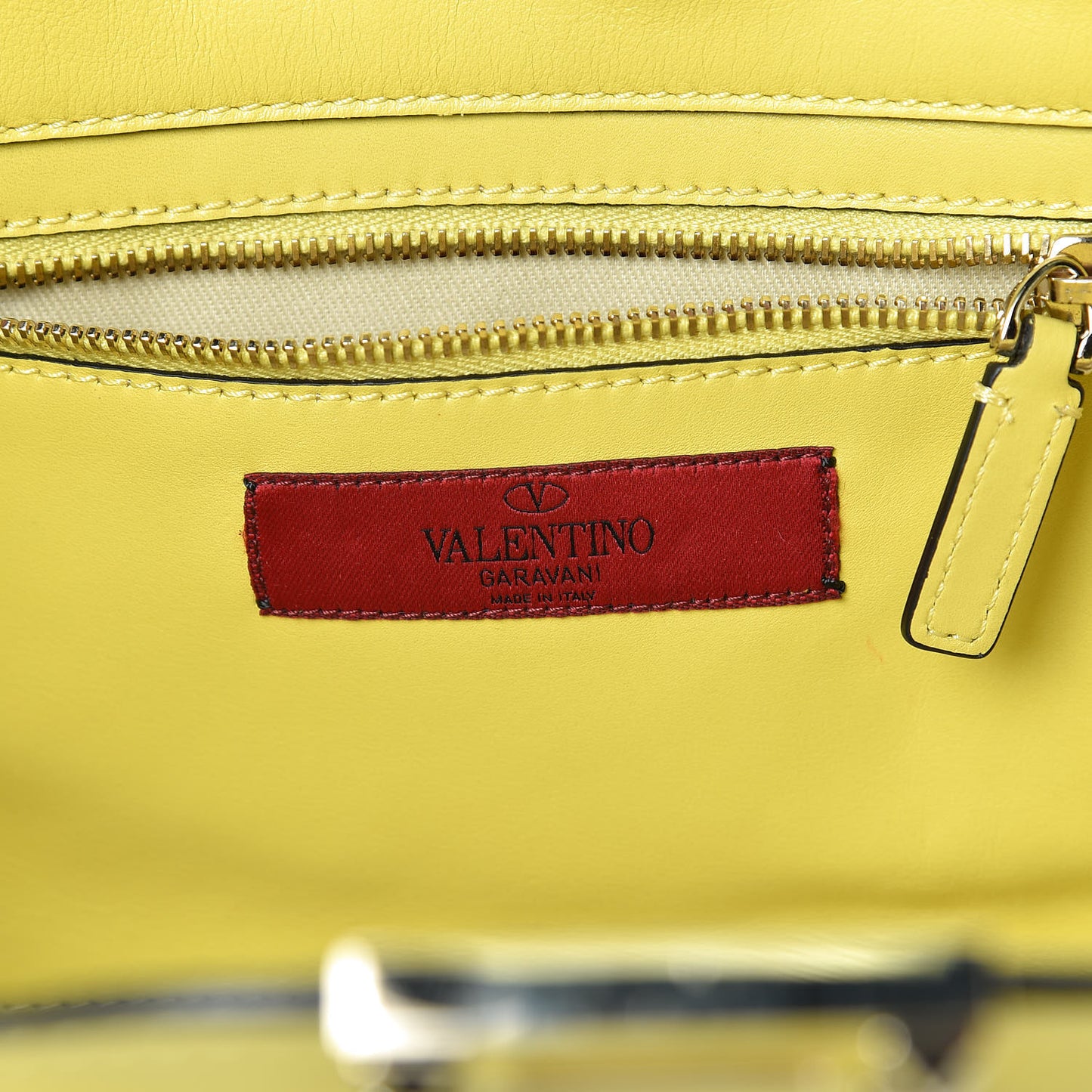 Vitello Small Rockstud Tote Water Yellow