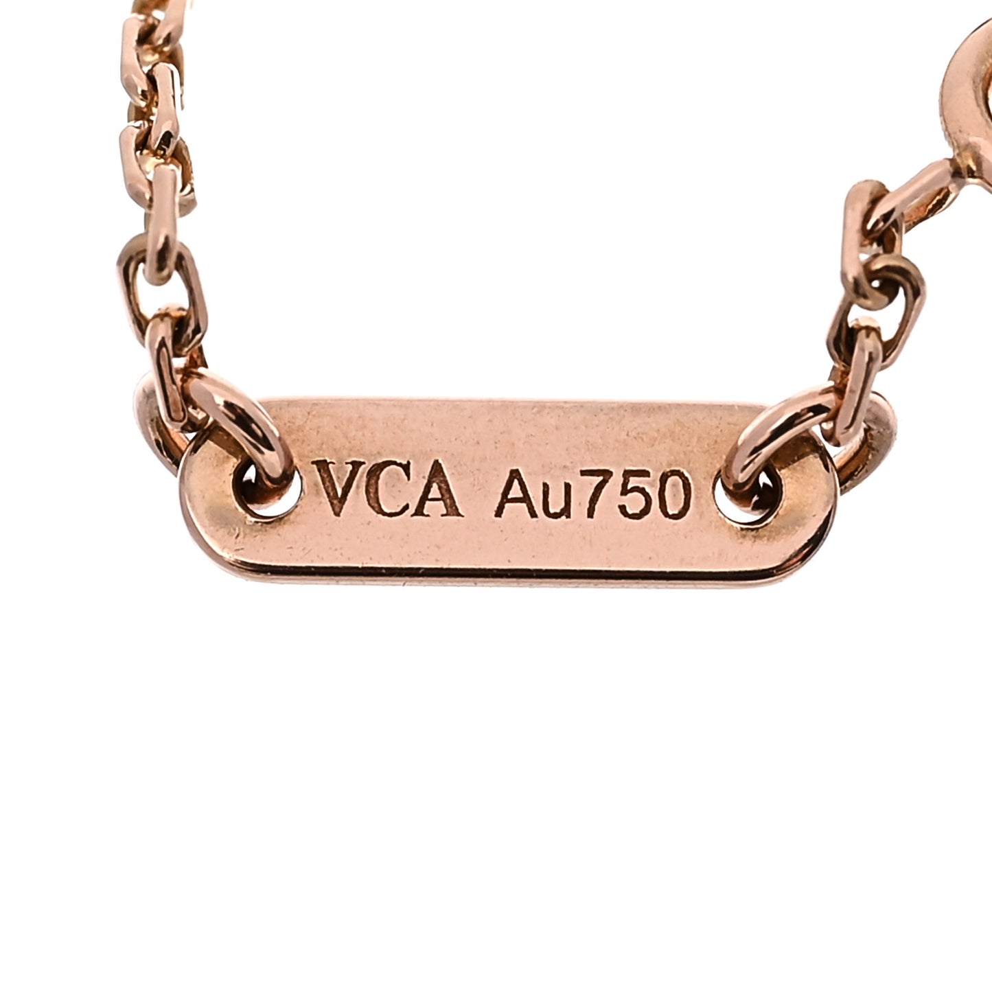 18K Rose Gold Carnelian Sweet Alhambra Bracelet