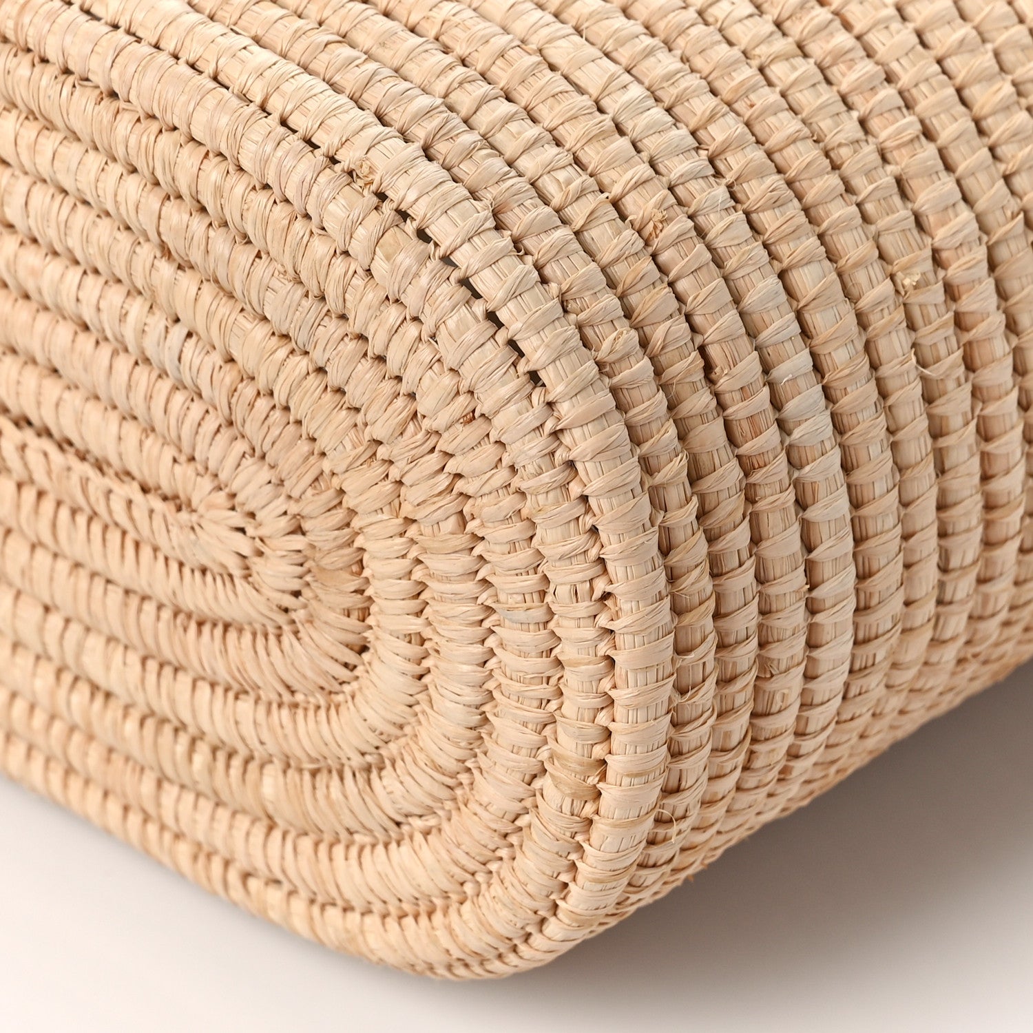 Loewe Raffia Small Square Basket Tote Bag Natural Tan 8 of 8