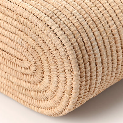 Loewe Raffia Small Square Basket Tote Bag Natural Tan 8 of 8