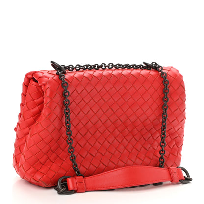 Bottega Veneta Nappa Intrecciato Baby Olimpia Shoulder Bag Vesuvio 3 of 7
