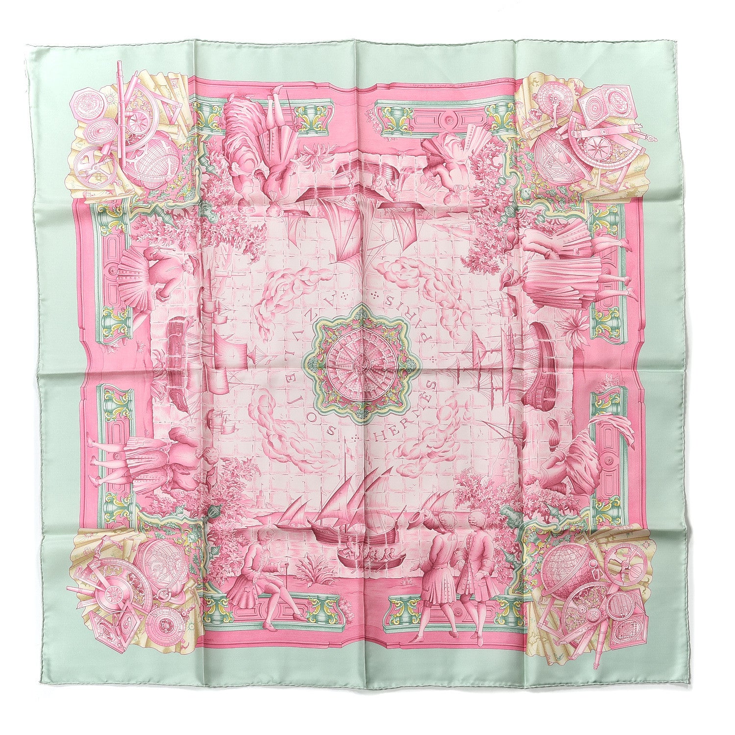 Hermes Silk Azulejos 90 Scarf 1 of 3