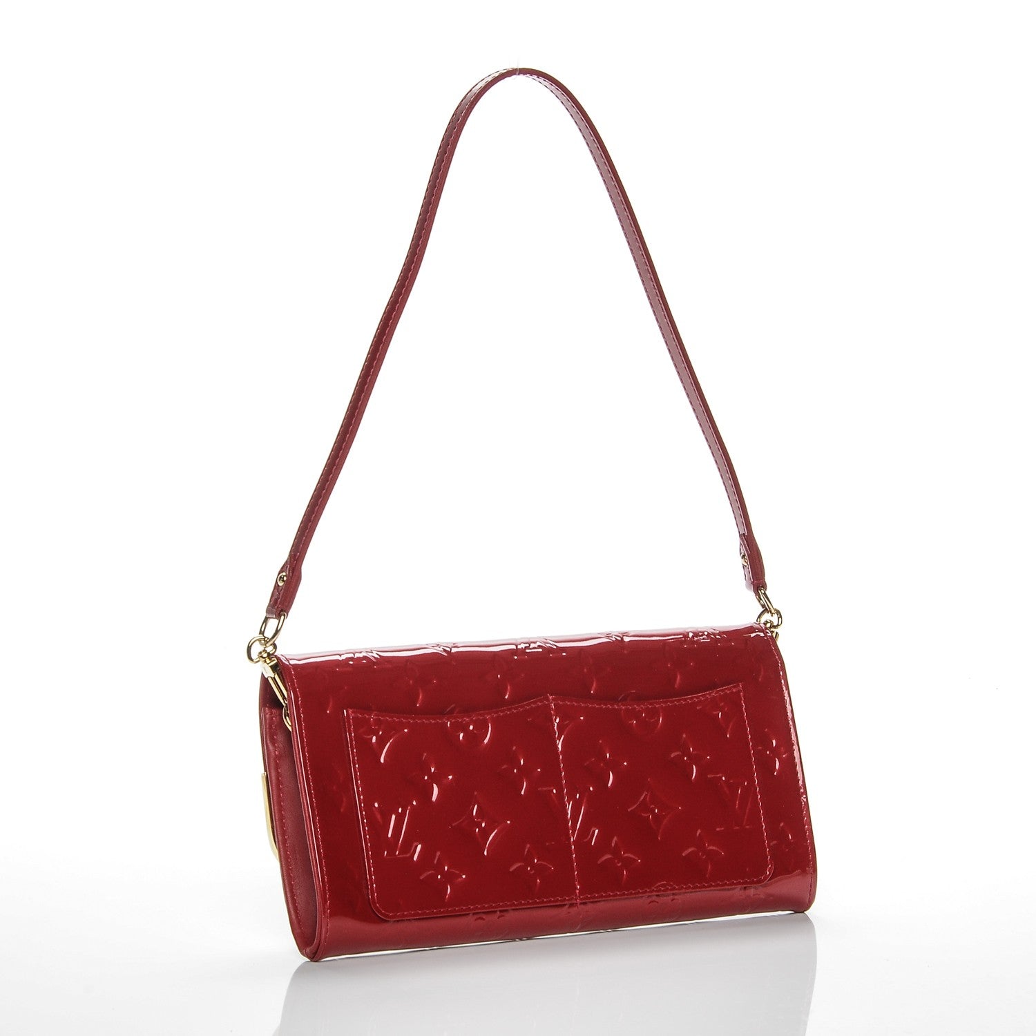 Louis Vuitton Vernis Rossmore MM Pomme D'Amour 3 of 6