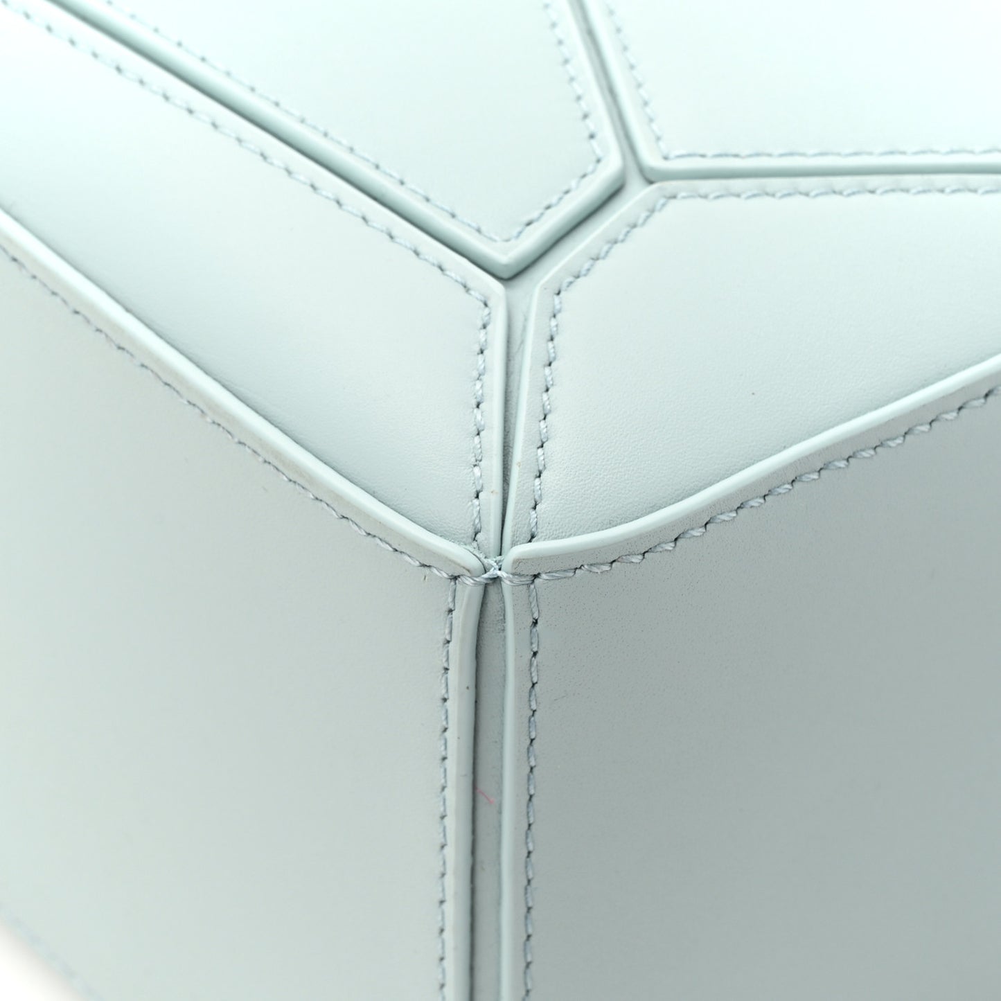 Calfskin Small Puzzle Bag Aquamarine