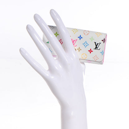 Louis Vuitton Monogram Multicolor Multicles 4 Key Holder White Litchi 2 of 5