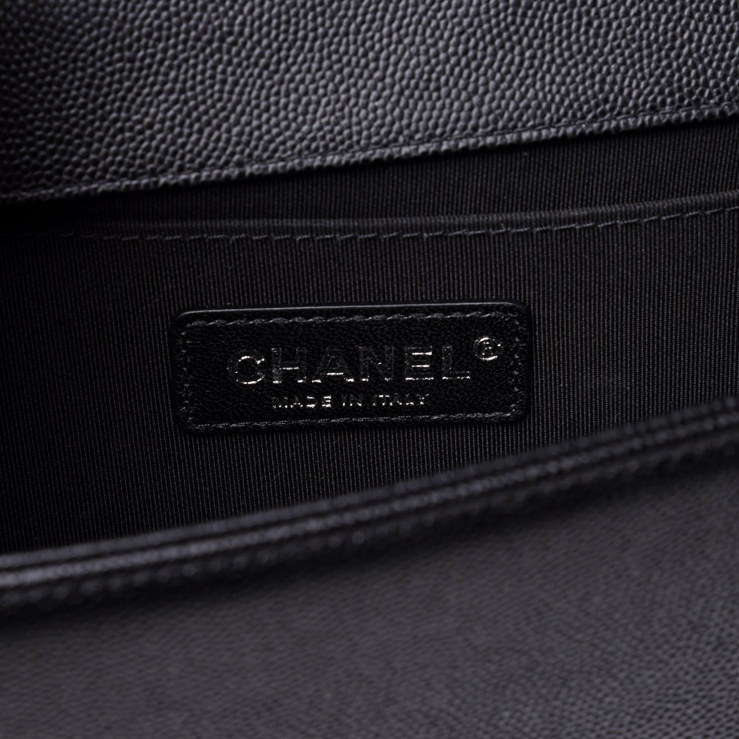 Chanel Caviar Quilted Medium Boy Flap Black 6 of 11