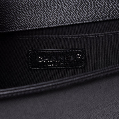 Chanel Caviar Quilted Medium Boy Flap Black 6 of 11