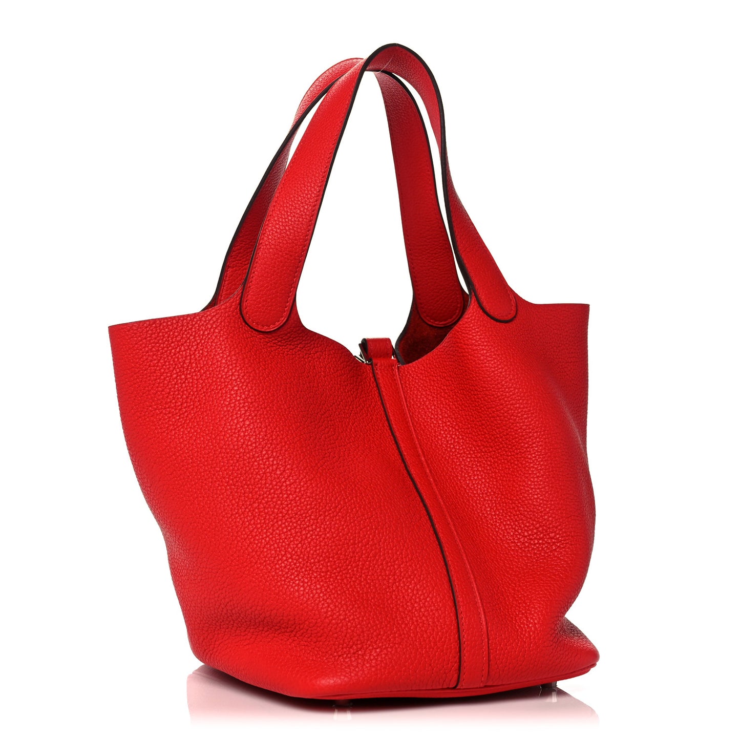Taurillon Clemence Picotin Lock 22 MM Rouge De Coeur