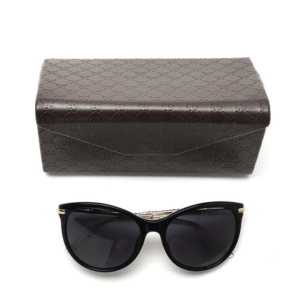 Gucci Crystal Bamboo Cat Eye GG 3771/N/S Sunglasses Gold 9 of 9