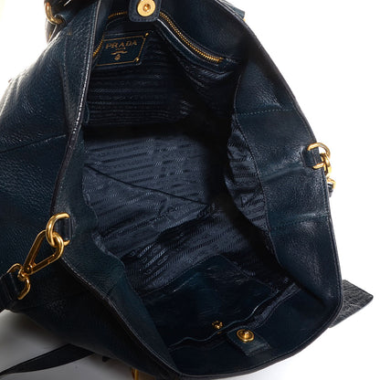 Prada Cervo Antik Zipper Detail Tote Denim Sfumato 5 of 10