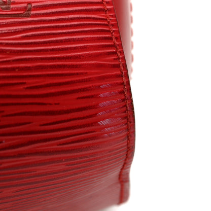 Louis Vuitton Epi Mabillon Backpack Castillan Red 12 of 13