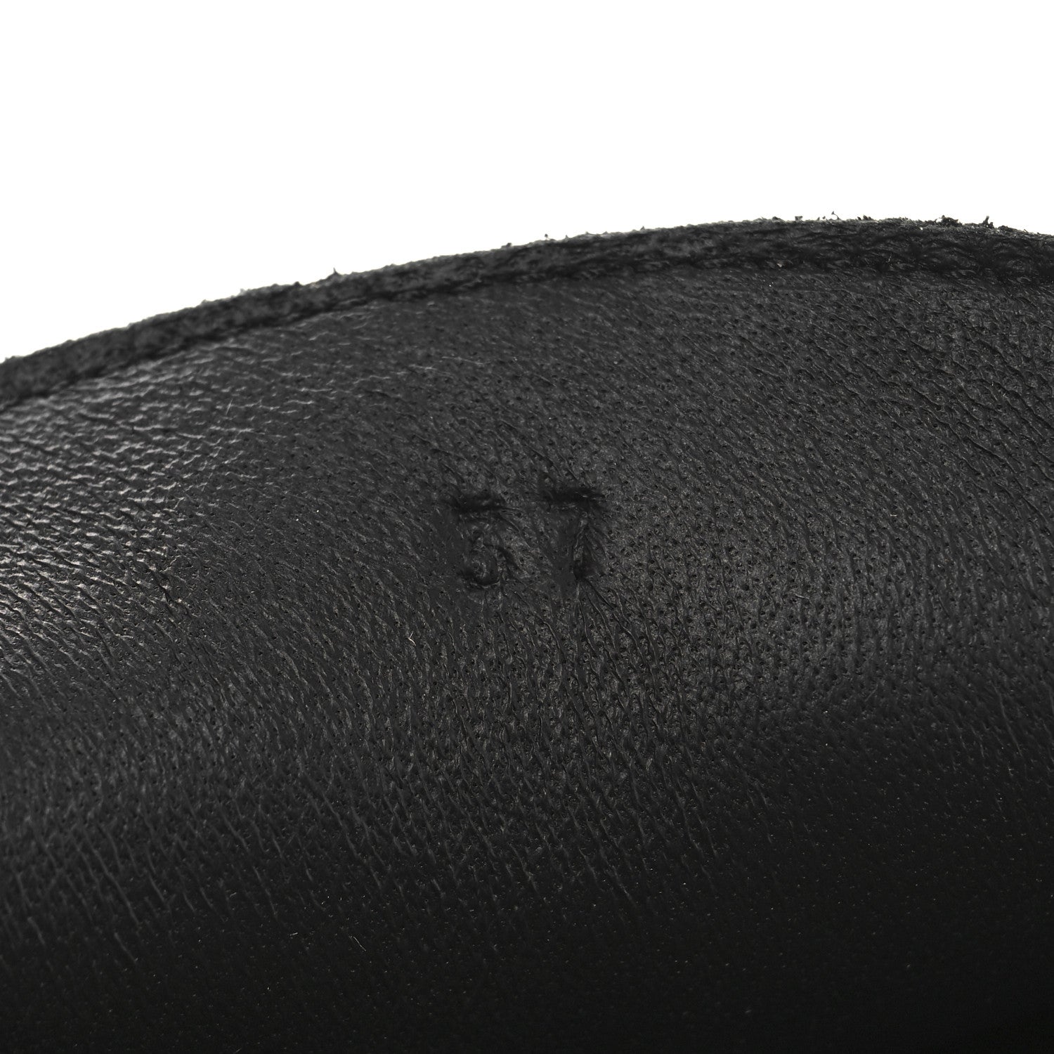 Hermes Suede Calfskin Lazy Loafers 37 Black 7 of 9