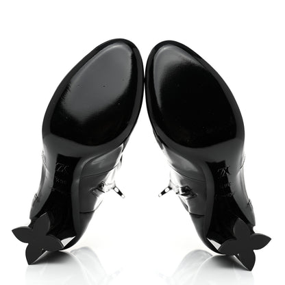 Louis Vuitton Patent Uniformes Silhouette Ankle Boots 36.5 Black 6 of 8