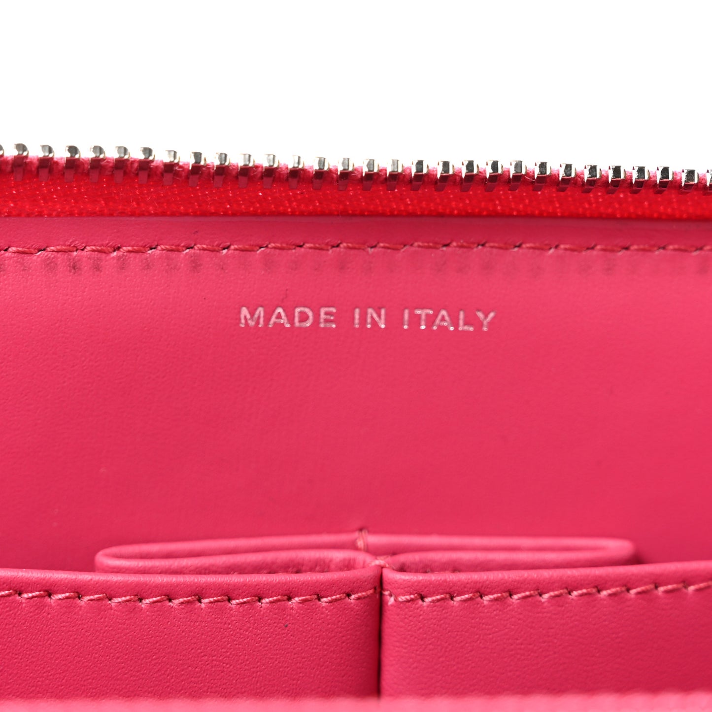 Patent Quilted Organizer Pouch Pink