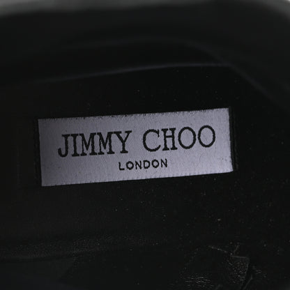 Jimmy Choo Nappa Patent Pearl Adry 60mm Ankle Boots 39.5 Black 8 of 9