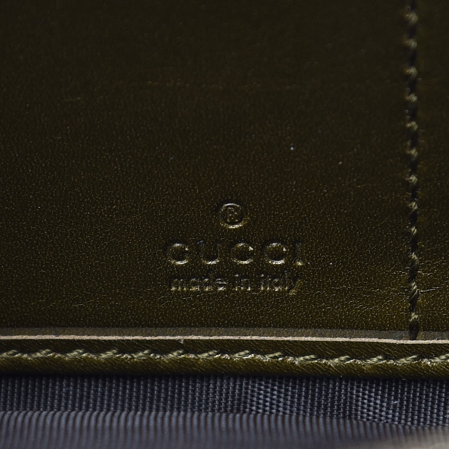 Gucci Monogram Sukey Zip Around Wallet Green 7 of 12