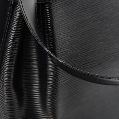 Louis Vuitton Epi Sac D'Epaule Black 7 of 9
