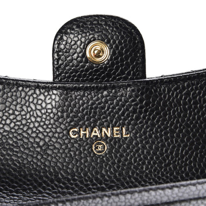 Chanel Caviar Quilted Flap Card Holder Black 5 of 9