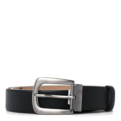 Chanel Calfskin Belt 95 38 Black 1 of 6