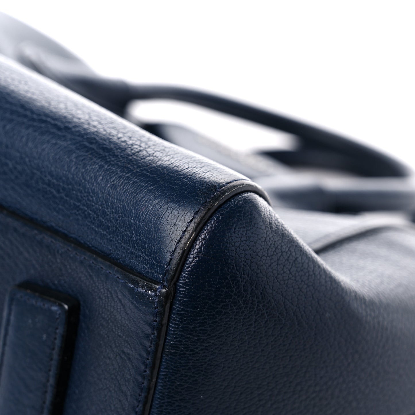 Sugar Goatskin Small Antigona Navy