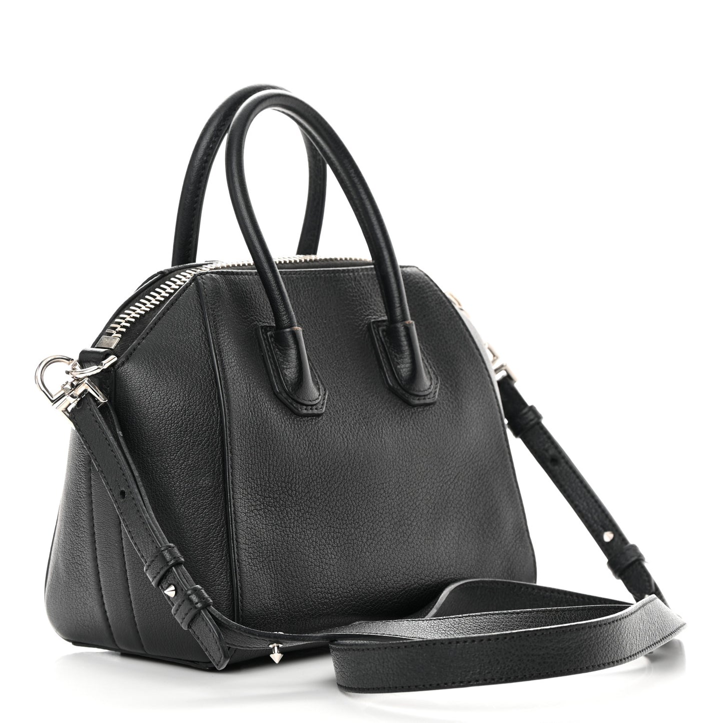 Sugar Goatskin Mini Antigona Black