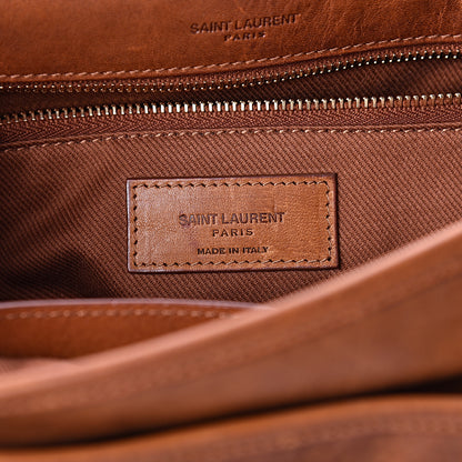 Saint Laurent Calfskin Monogram Medium Niki Chain Satchel Cognac 6 of 15