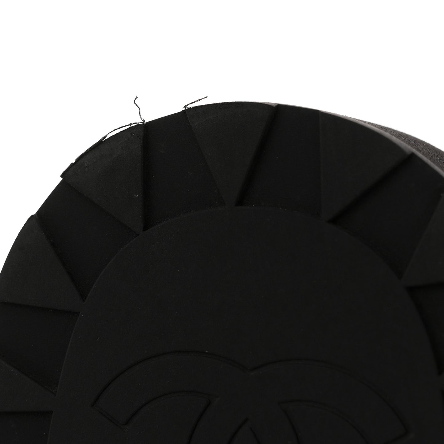 Lambskin Quilted CC Turnlock Mules 38.5 Black