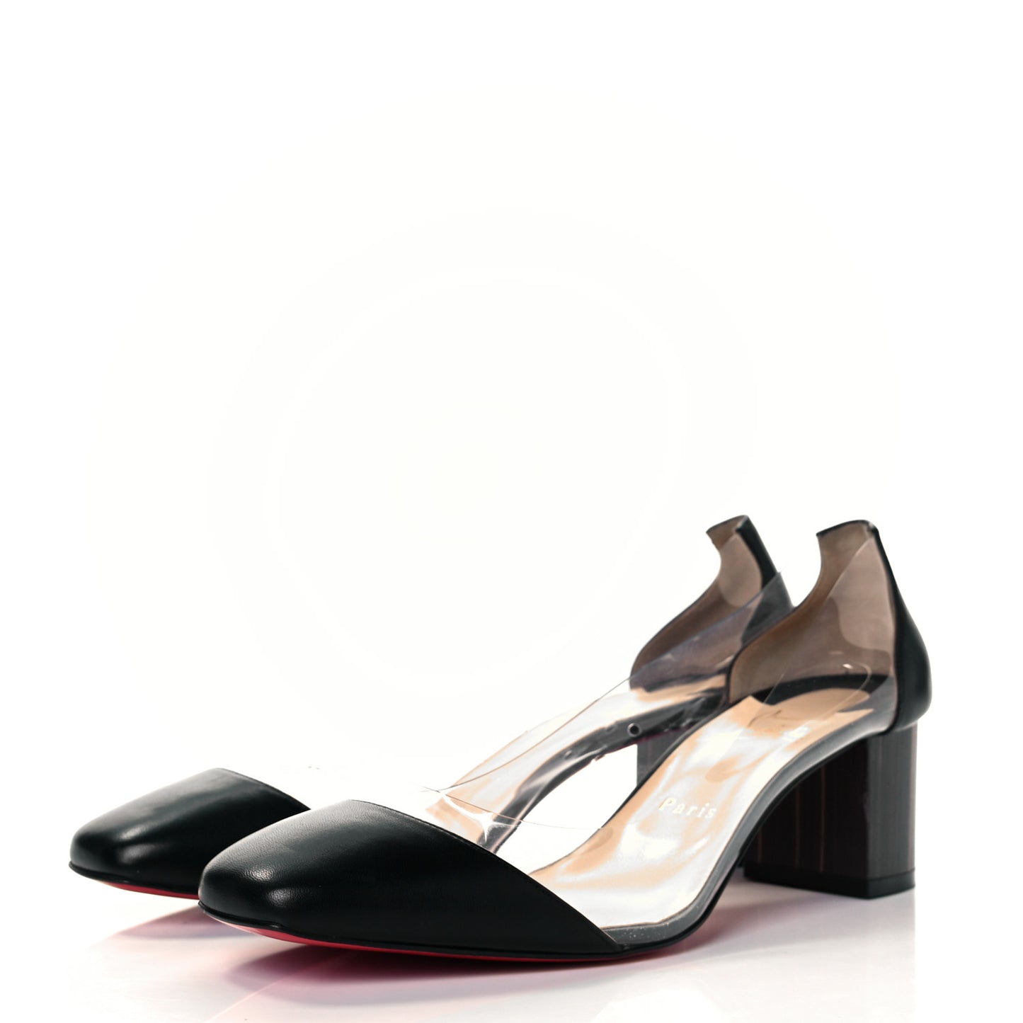 Nappa PVC Grandola 55 Wood Heel 40.5 Black