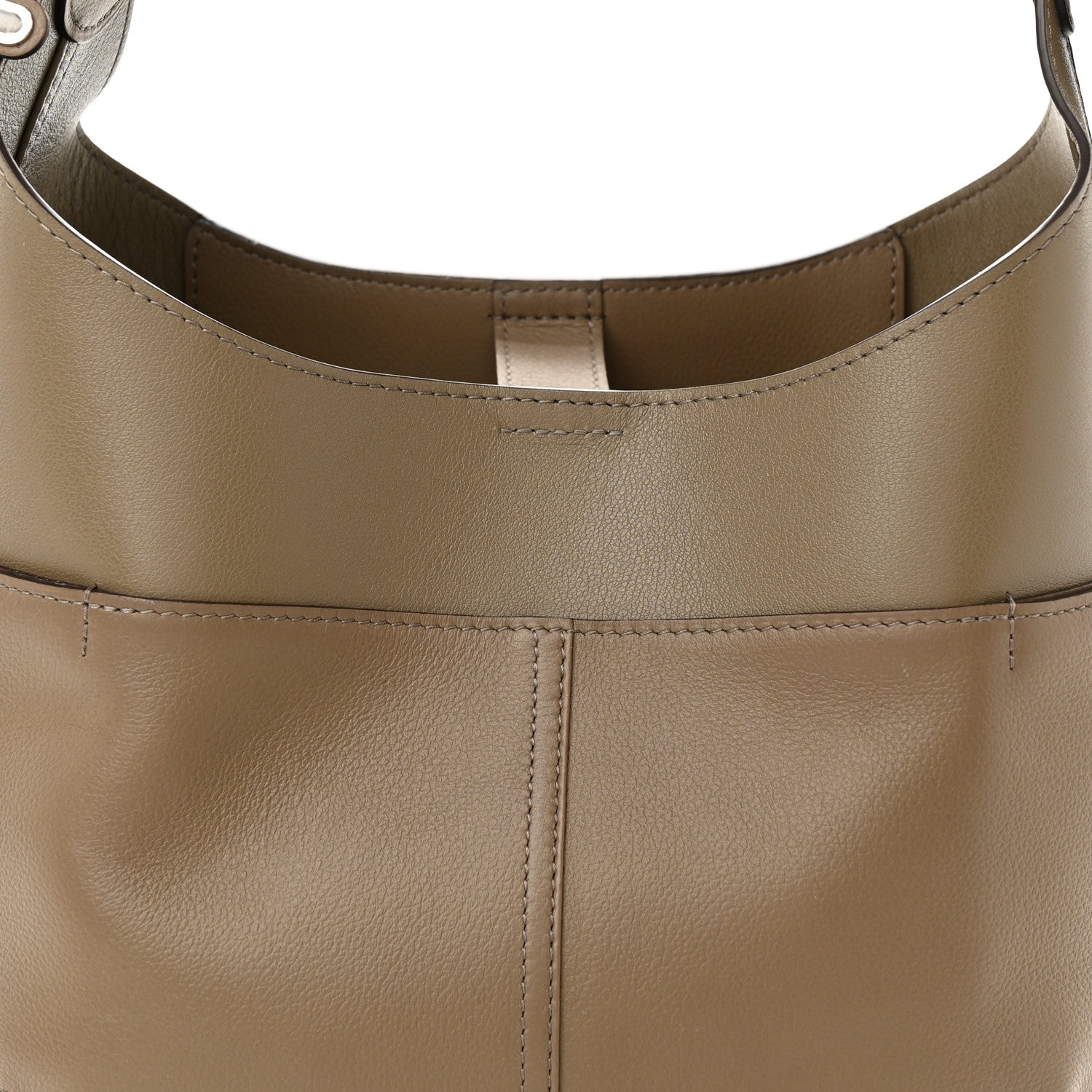 Delvaux Calfskin So Cool MM Sand 7 of 9