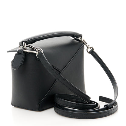 Loewe Calfskin Mini Puzzle Edge Bag Black 3 of 10