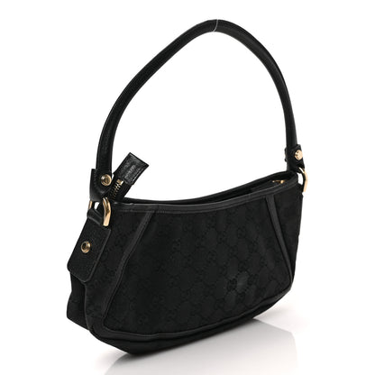 Gucci Monogram D Ring Abbey Pochette Black 3 of 9