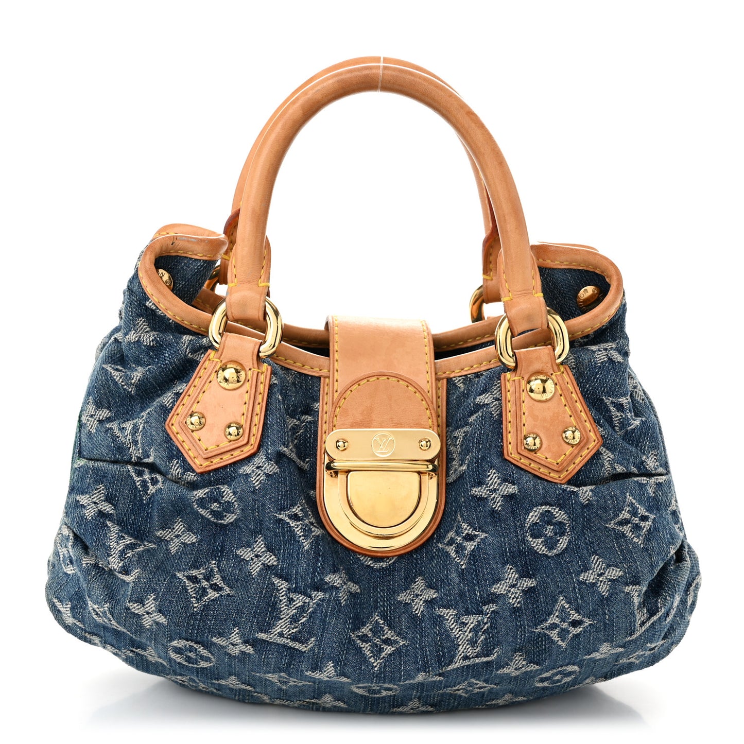 Monogram Denim Pleaty Blue