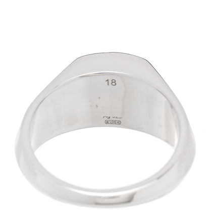 Gucci Sterling Silver 10mm Trademark Ring 58 8.25 4 of 5